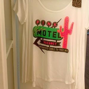 Pink Cactus graphic tee